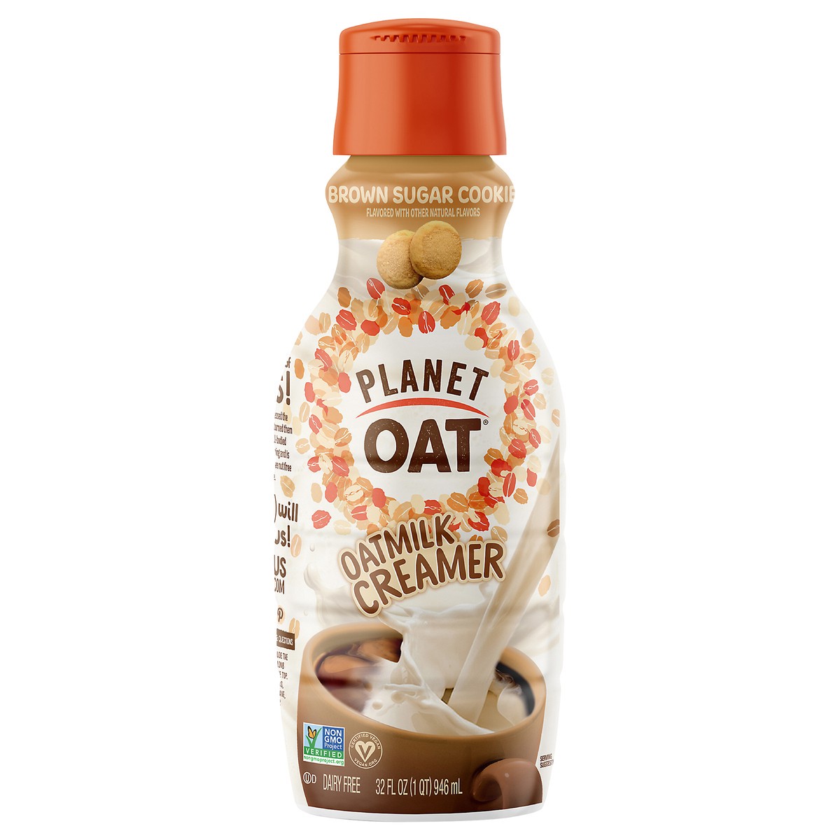 slide 1 of 11, Planet Oat Brown Sugar Cookie Creamer, 32oz - 1 QT, 1 qt