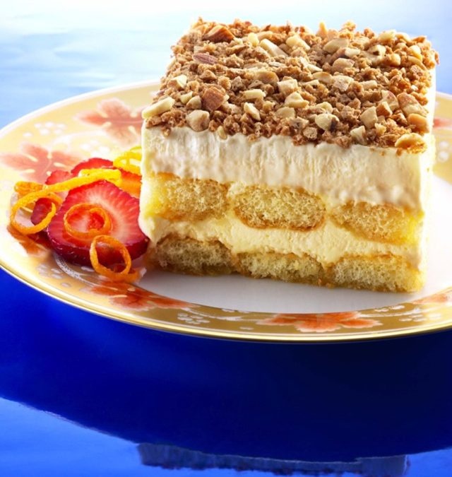 slide 1 of 1, Zerbos - Desserts Toasted Almond Cream Cake, 1 ct