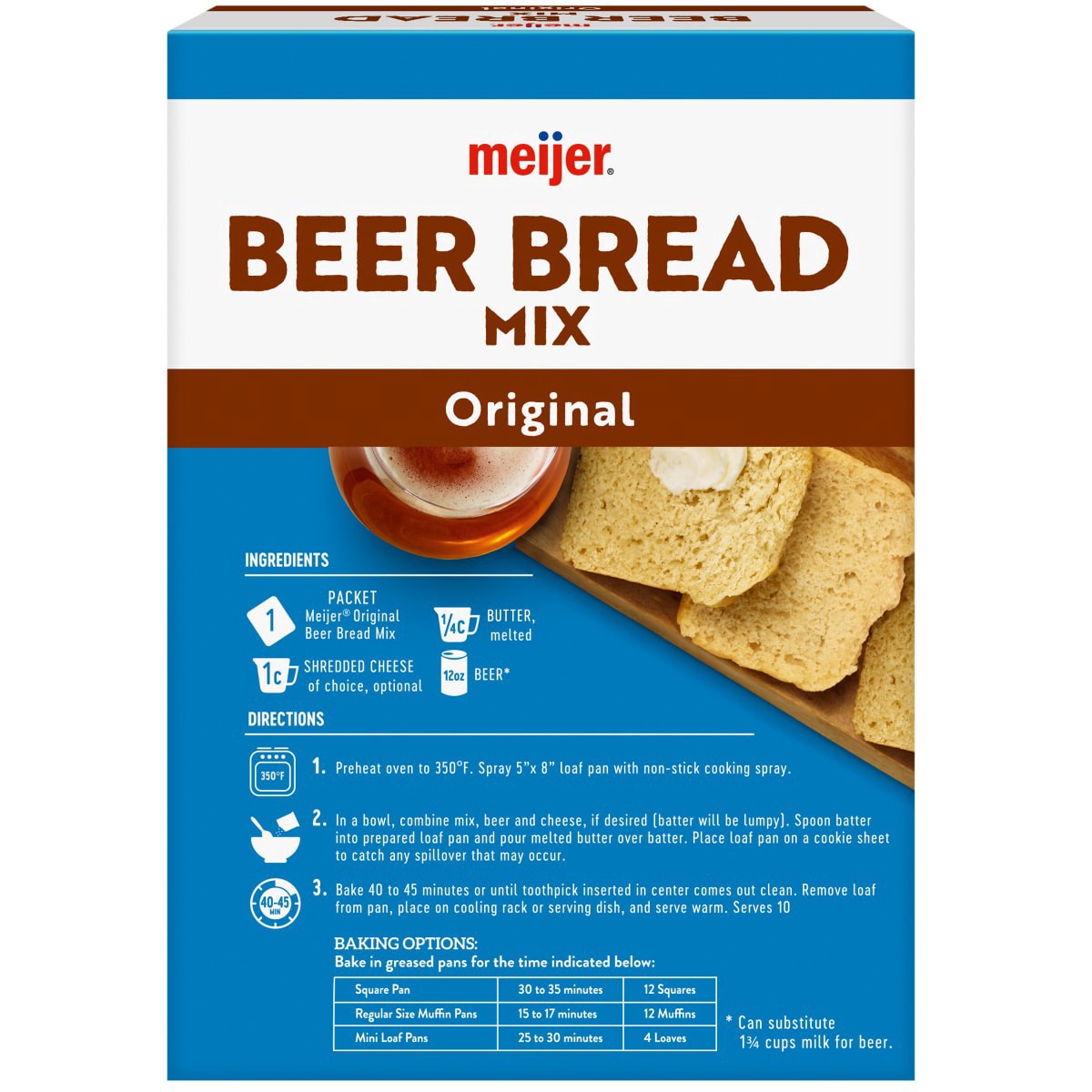 slide 21 of 29, Meijer Beer Bread Mix, 16.06 oz