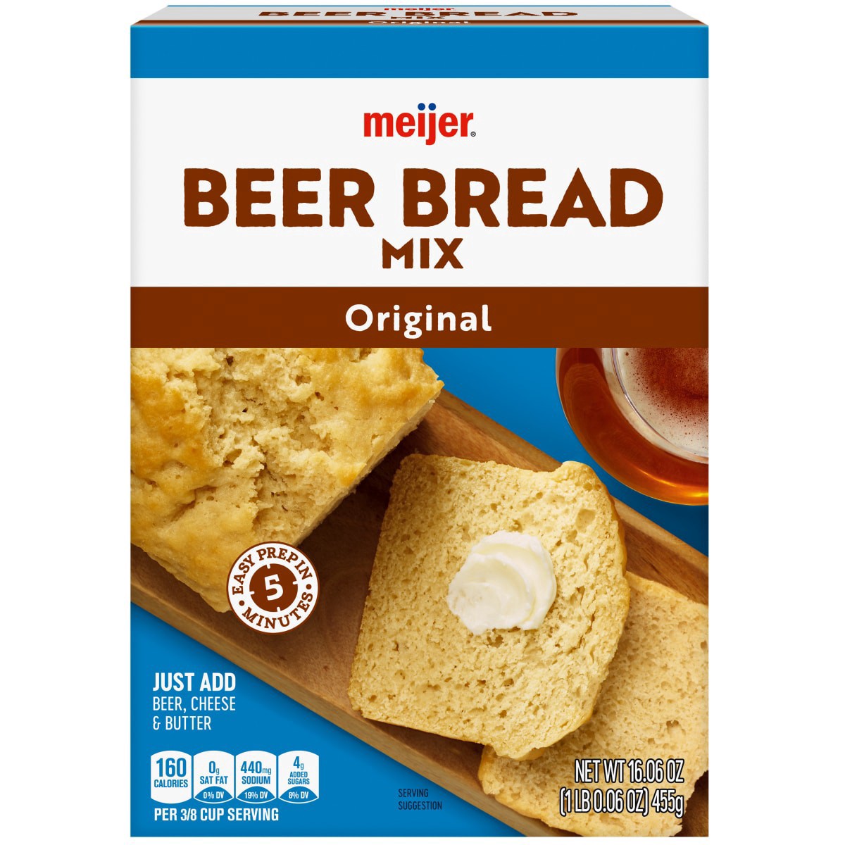 slide 1 of 29, Meijer Beer Bread Mix, 16.06 oz