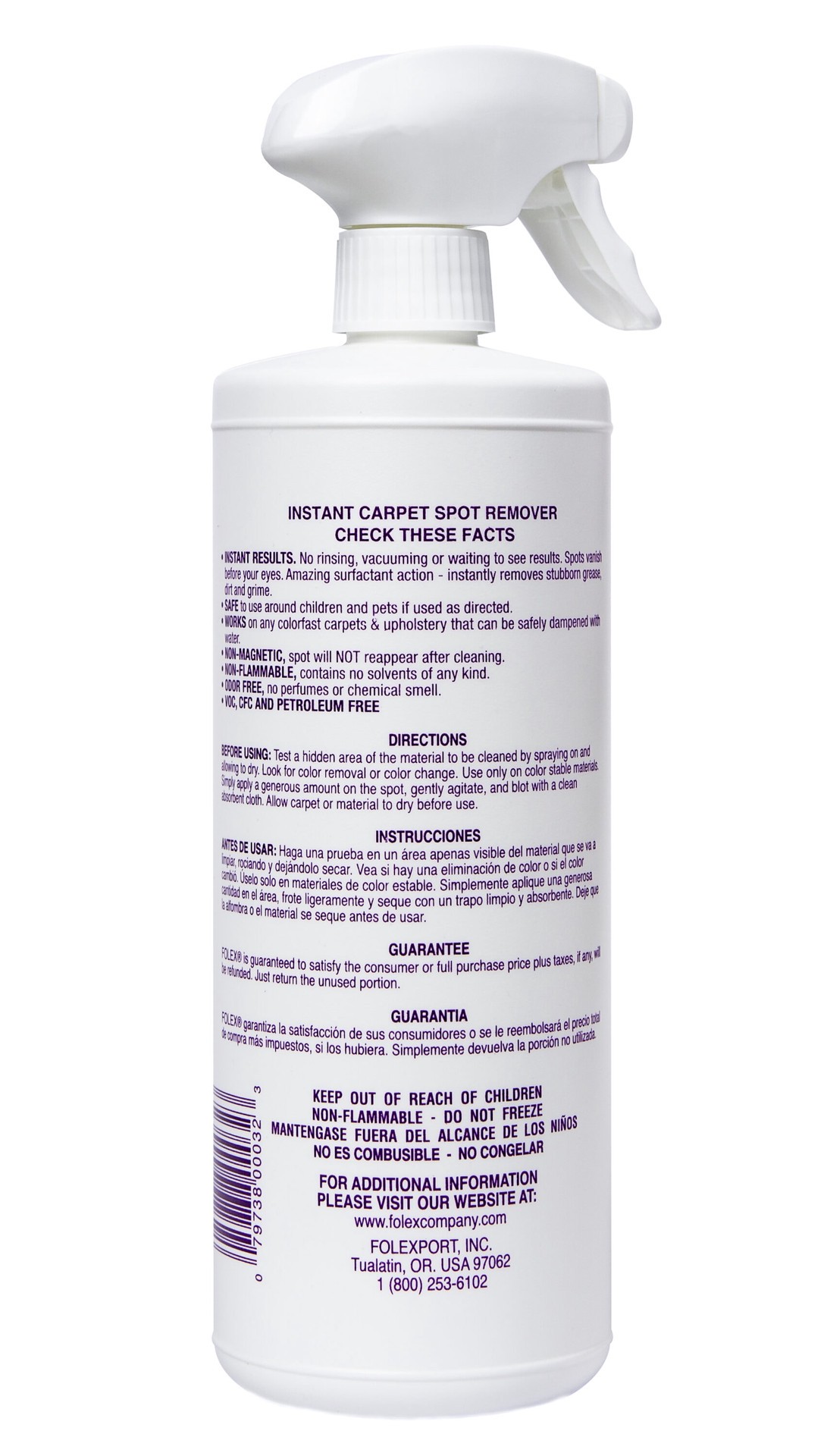 slide 3 of 5, FOLEX Spot remover Spray 32-oz, 1 ct