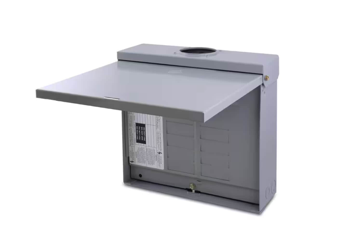 slide 3 of 4, GE PowerMark Gold 125 -Amp 6 -Spaces 12 -Circuit Outdoor Convertible Main Lug Load Center, 1 ct