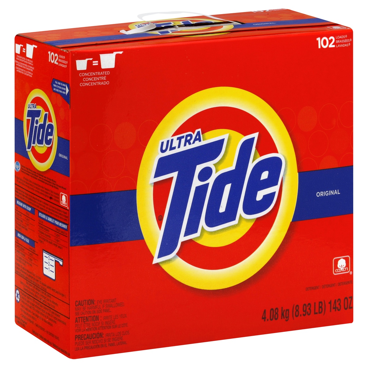 slide 1 of 1, Tide Laundry Detergent , 143 oz