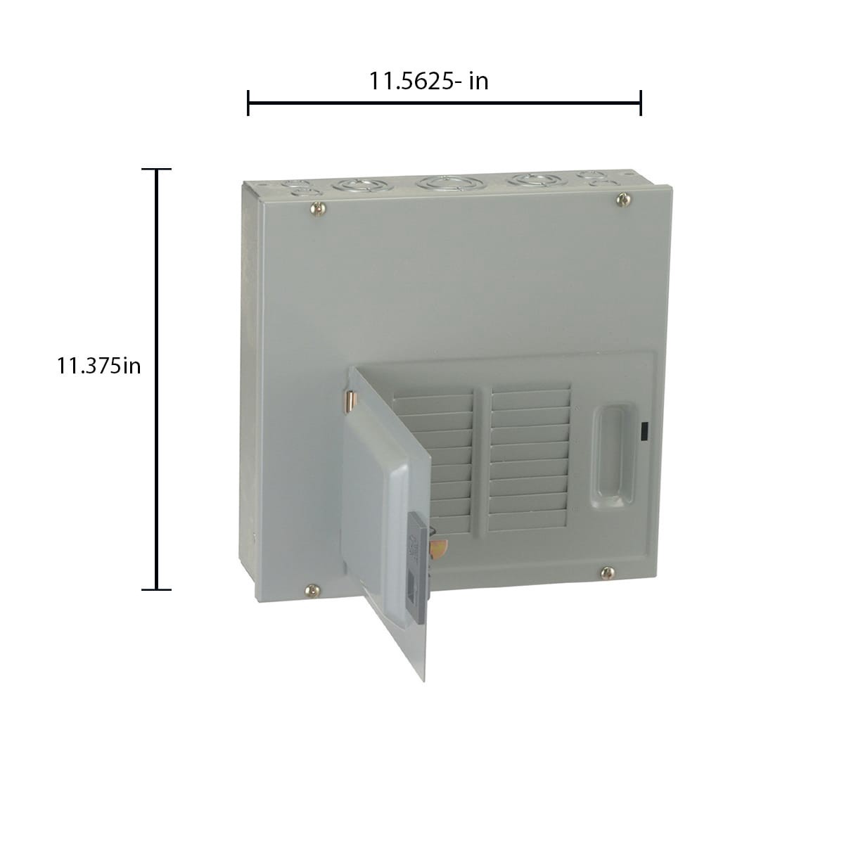 slide 4 of 6, GE PowerMark Gold 125 -Amp 6 -Spaces 12 -Circuit Indoor Convertible Main Breaker Panel Load Center, 1 ct