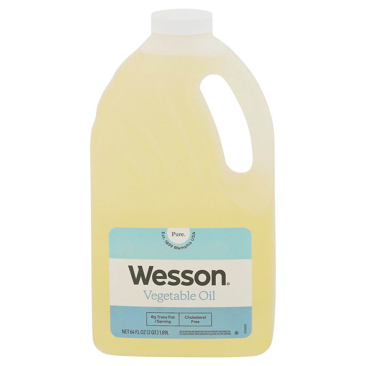 slide 1 of 9, Wesson Pure Vegetable Oil 64 fl oz, 64 fl oz