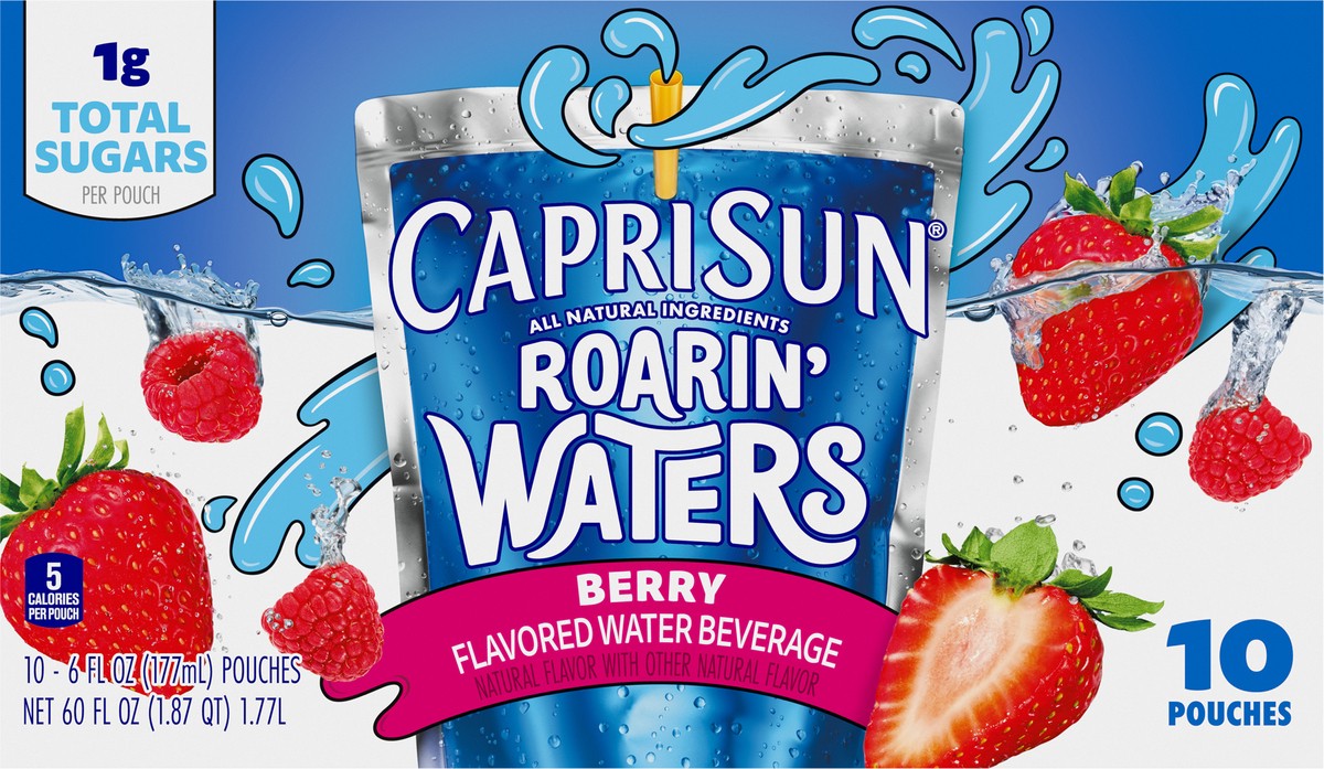 Capri Sun Roarin' Waters Berry Rapids Flavored Water Kids Drink