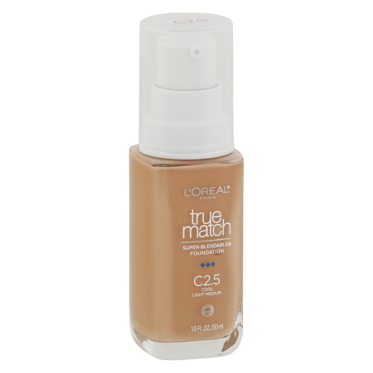 slide 8 of 9, L'Oréal True Match Cool Light Medium C2.5 Super-Blendable Foundation 1.0 fl oz, 1 fl oz