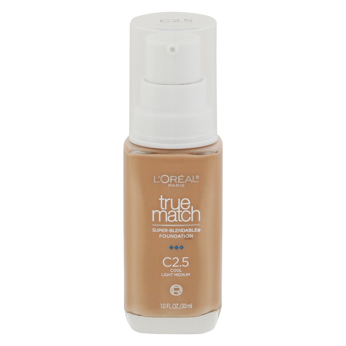 slide 1 of 9, L'Oréal True Match Cool Light Medium C2.5 Super-Blendable Foundation 1.0 fl oz, 1 fl oz