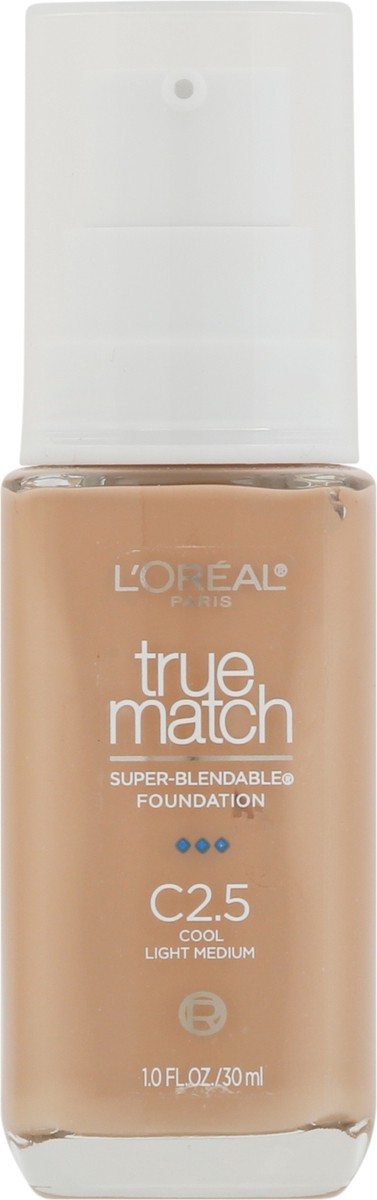 slide 5 of 9, L'Oréal True Match Cool Light Medium C2.5 Super-Blendable Foundation 1.0 fl oz, 1 fl oz