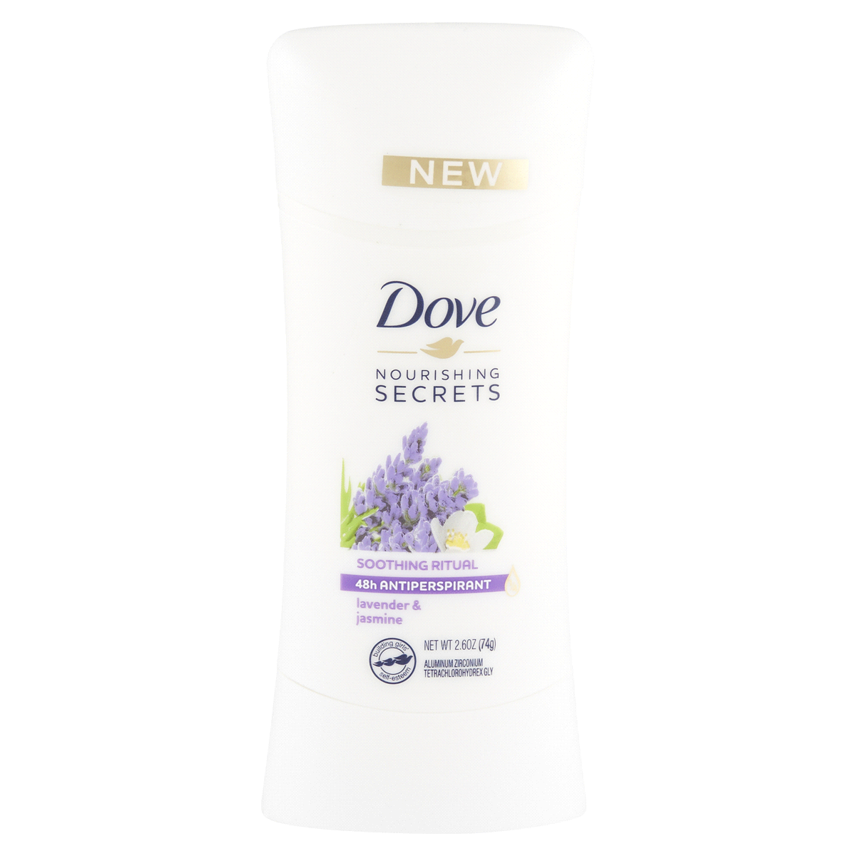 slide 1 of 1, Dove Nourishing Secrets Lavender & Jasmine Antiperspirant Deodorant Stick, 2.6 oz