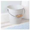 slide 3 of 9, Interdesign White Pail Waste Can, 1 ct