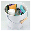 slide 8 of 9, Interdesign White Pail Waste Can, 1 ct