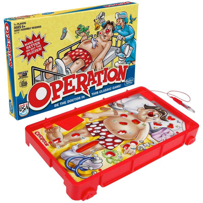 slide 4 of 6, Hasbro Gaming Operation Board Game, 1 ct