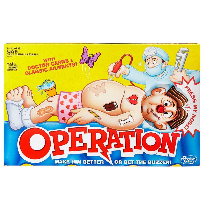 slide 1 of 6, Hasbro Gaming Operation Board Game, 1 ct