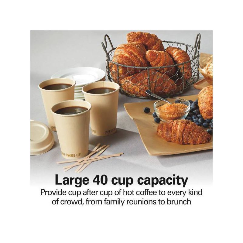 slide 5 of 9, Hamilton Beach Brew Station 40 Cup Coffee - 40514, 1 ct