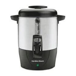 Hamilton Beach Brew Station 40 Cup Coffee - 40514: Electric Coffee Urn & Dispenser, 1090W, Silver, 8 oz Cup Capacity