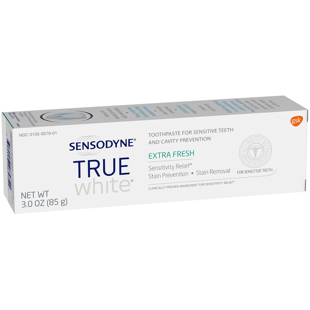 slide 2 of 3, Sensodyne Extra Fresh Toothpaste True White, 3 fl oz