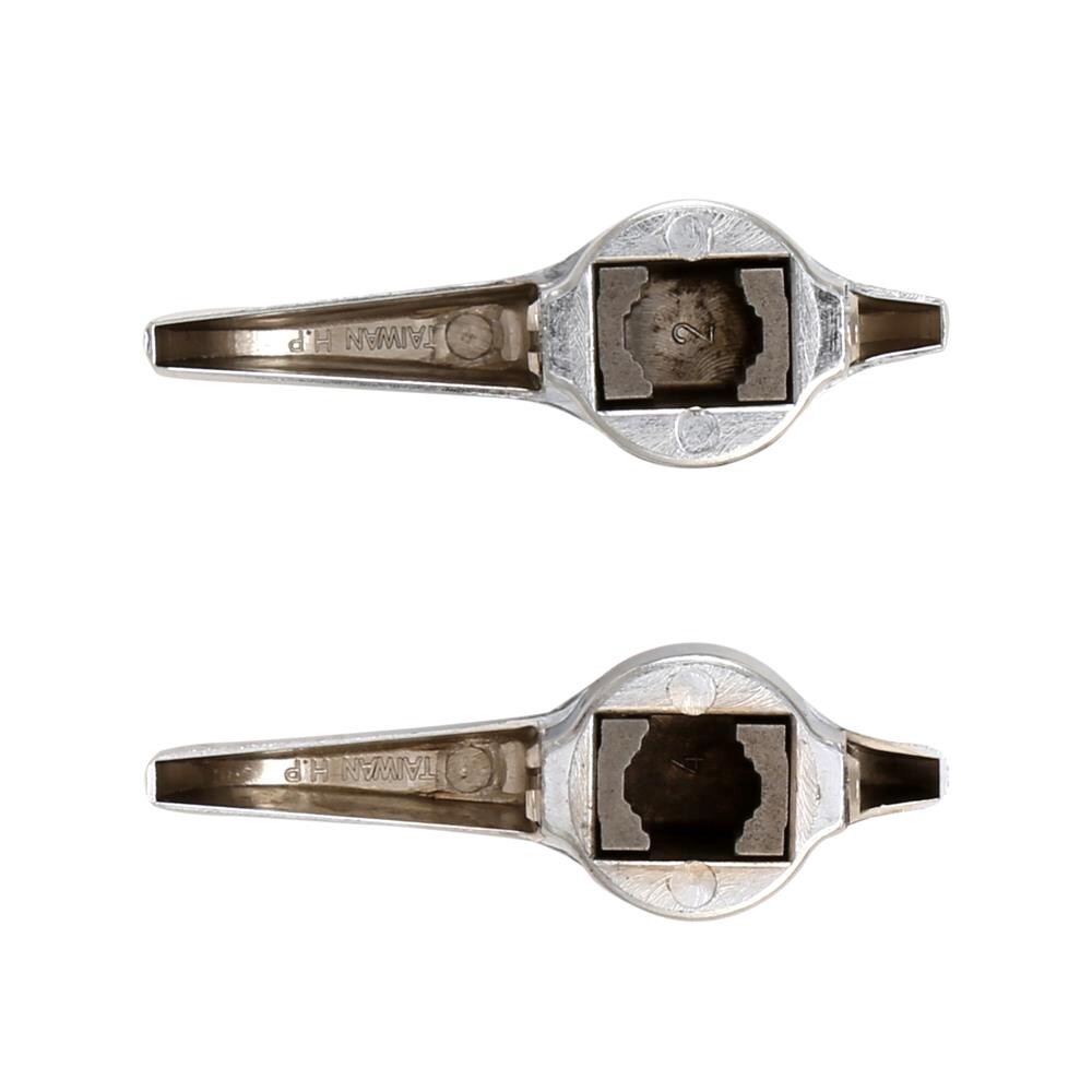 slide 2 of 3, Danco Chrome 2 -Handle Lever Bathroom Sink Faucet Handle 2 -Pack, 1 ct