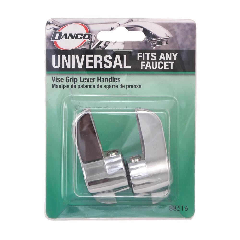 slide 3 of 3, Danco Chrome 2 -Handle Lever Bathroom Sink Faucet Handle 2 -Pack, 1 ct