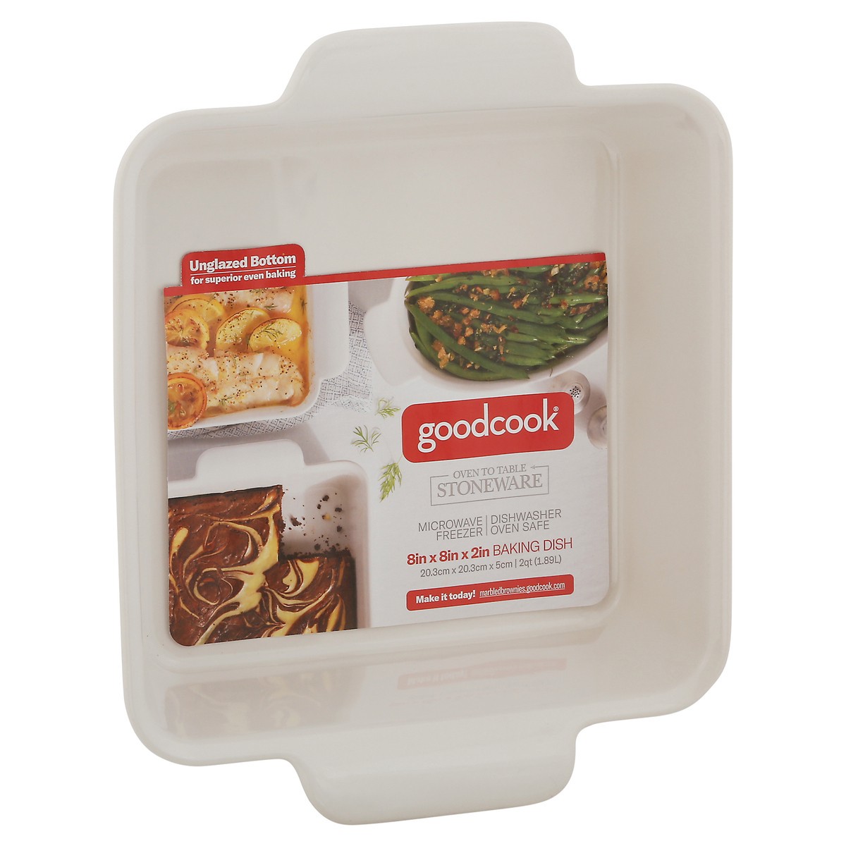 slide 3 of 11, Good Cook Bakeware Square 2Qt, 1 ct