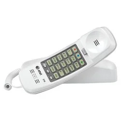 AT&T 210M Trimline Corded Phone - White