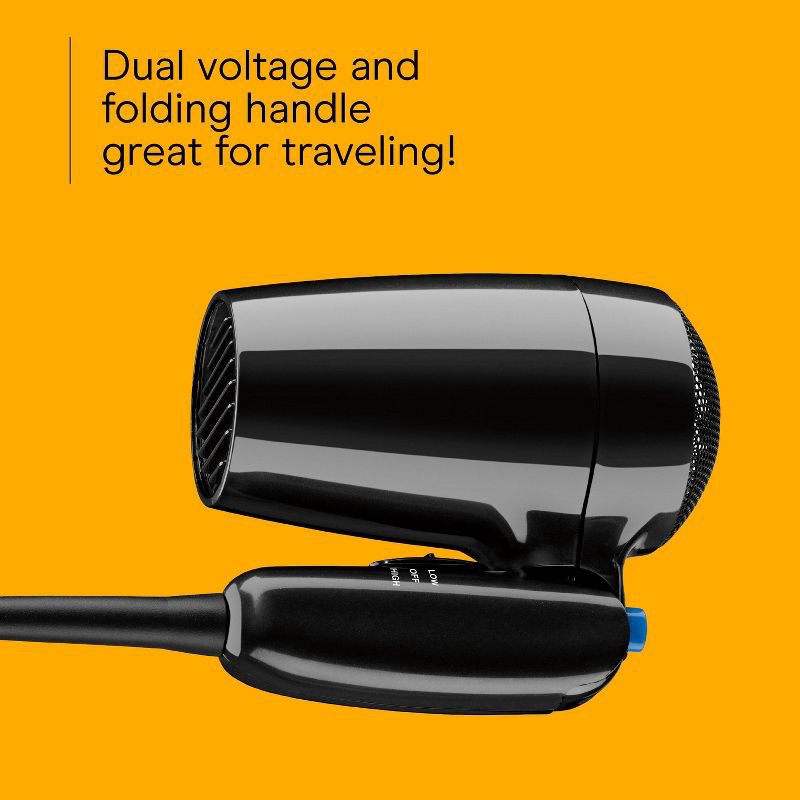 slide 4 of 7, Conair Compact Folding Handle Hair Dryer, 1875W, 1 ct