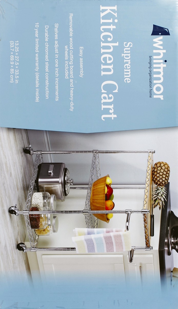 slide 4 of 5, Whitmor Kitchen Cart 1 ea, 1 ct