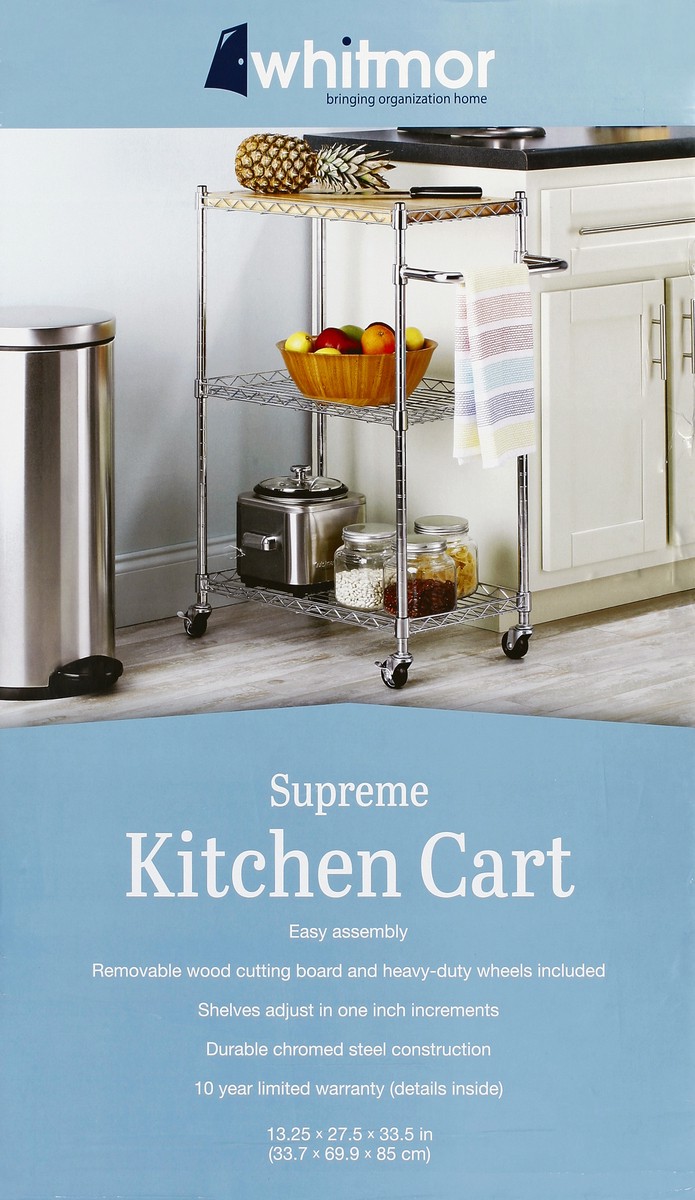 slide 1 of 5, Whitmor Kitchen Cart 1 ea, 1 ct