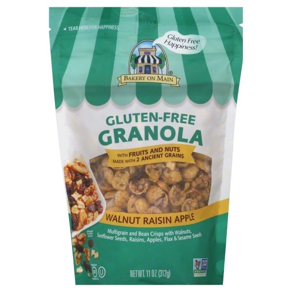 slide 1 of 1, Bakery on Main Glutenfree Apple Raisin Walnut Granola, 11 oz