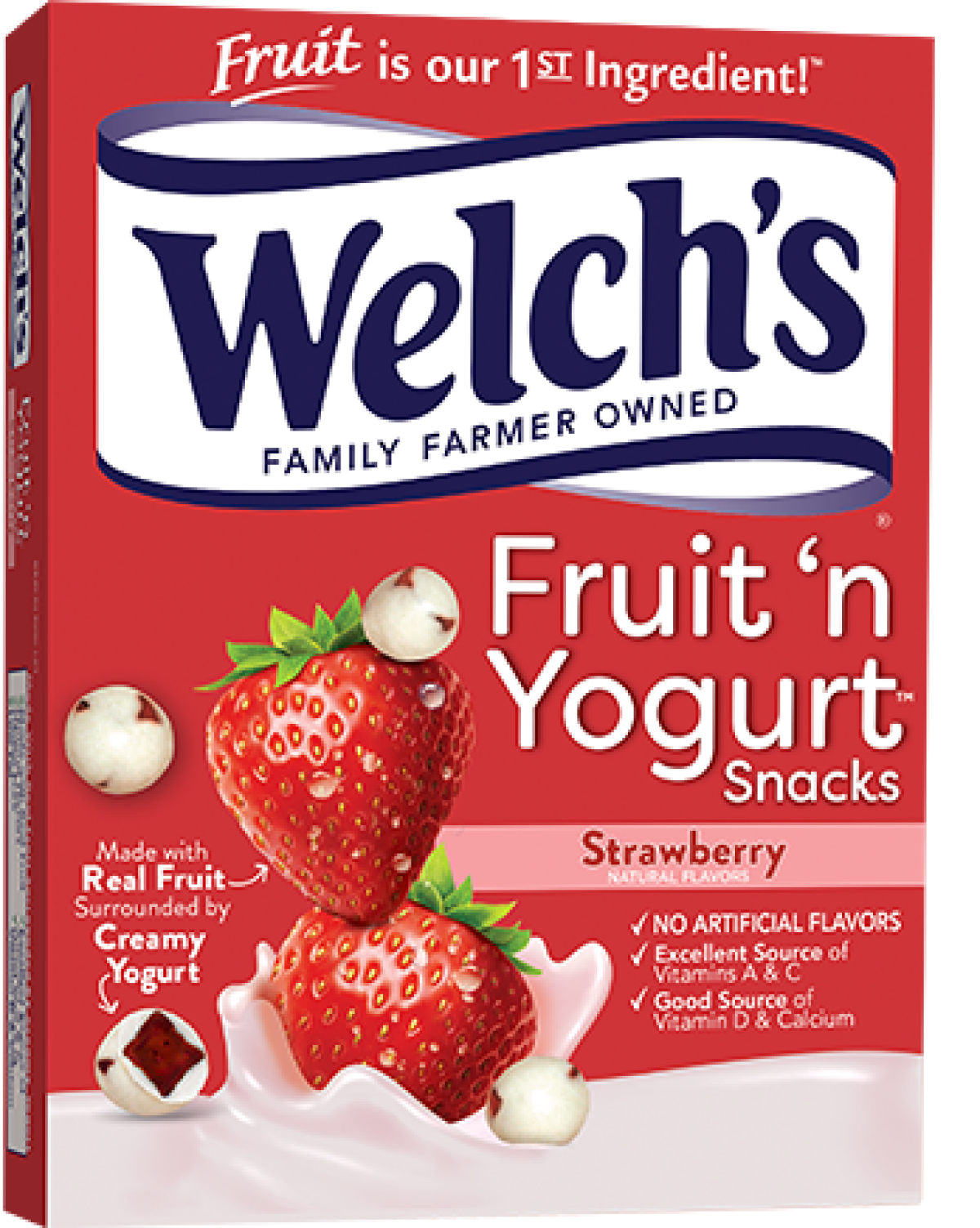 slide 1 of 9, Welch's Fruit & Yogurt Strawberry, 8 ct