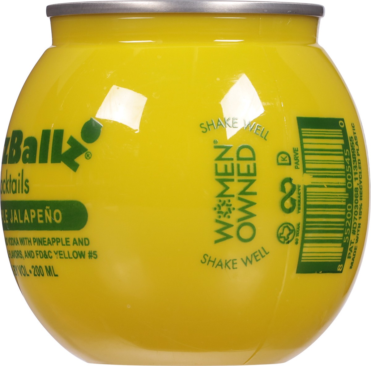 slide 2 of 11, BuzzBallz Pineapple Jalapeno Cocktails 200 ml, 200 ml
