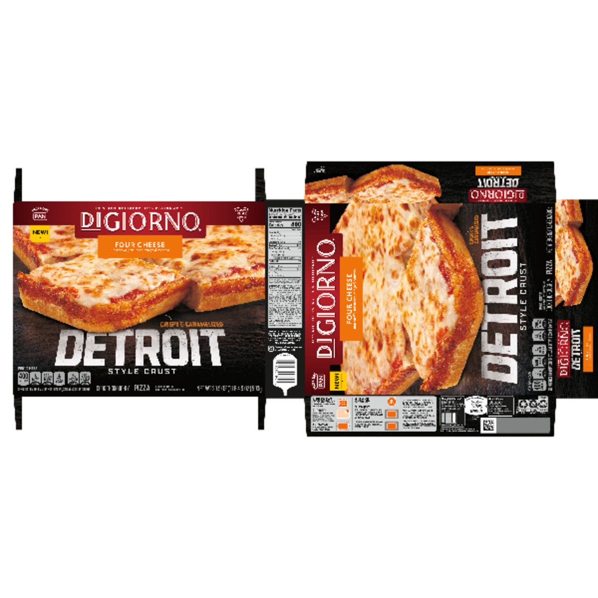 slide 11 of 14, DiGiorno Detroit Style Crust Four Cheese Pizza (Frozen), 20.9 oz