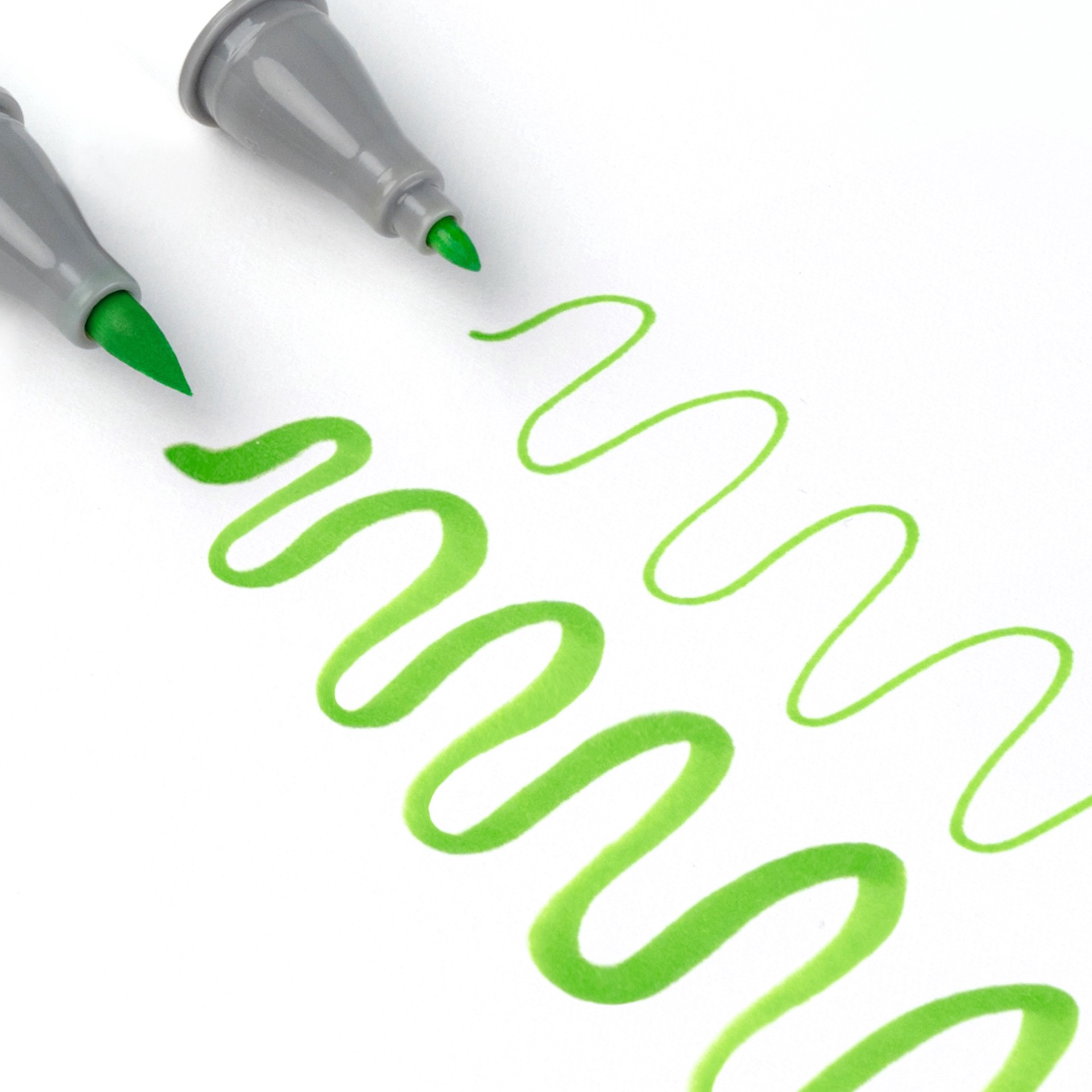 slide 4 of 5, Ohuhu Honolulu B Brush & Fine Dual Tip 24 Color Basic Marker Set, 1 ct