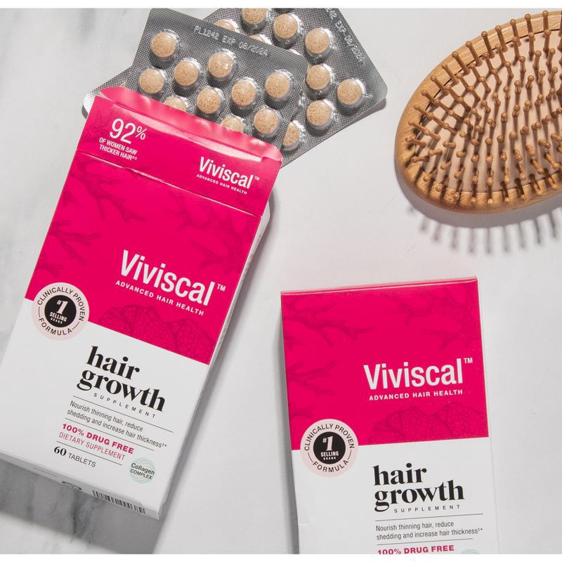 slide 2 of 11, Viviscal Women's Hair Growth Supplement - 60ct, 60 ct