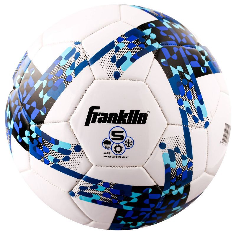 slide 1 of 1, Franklin Sports All Weather Size 5 Soccer Ball - Blue, 1 ct