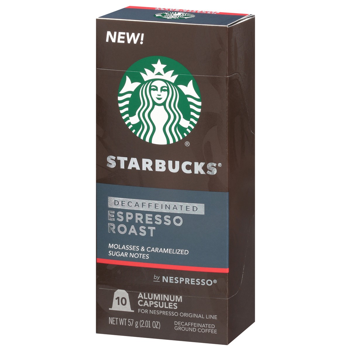 slide 8 of 9, Starbucks by Nespresso Original Line Capsules — Decaf Espresso Dark Roast — 1 box - 10 ct, 2.01 oz