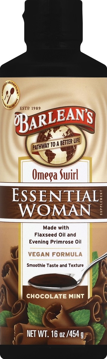 slide 1 of 2, Barlean's Essential Woman Swirl Choc Min, 16 oz