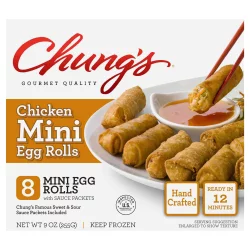 Chungs White Meat Chicken Mini Egg Rolls