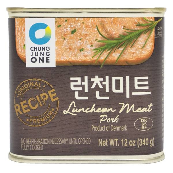 slide 1 of 1, Chung Jung One Luncheon Meat Pork, 12 oz