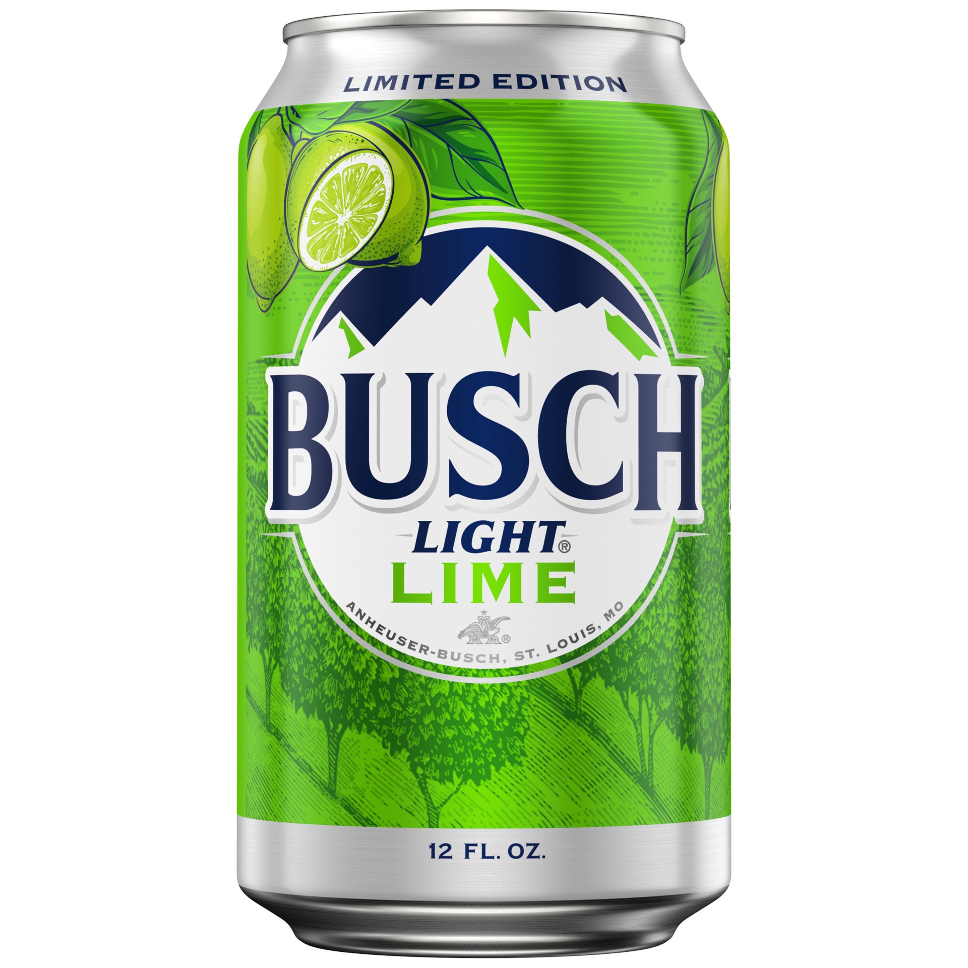 slide 2 of 6, Busch Light Lime American Lager Beer 12 fl oz Can, 12 fl oz