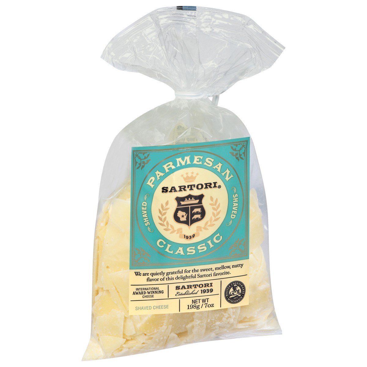slide 6 of 14, Sartori Classic Parmesan Shaved Cheese, 7 oz, 7 oz