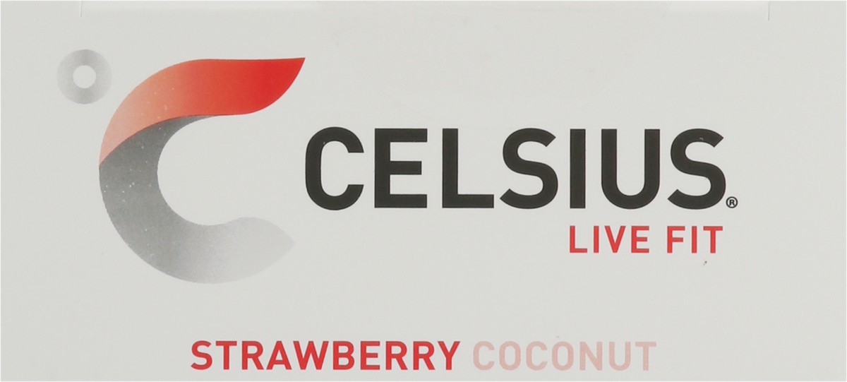 slide 9 of 14, CELSIUS Live Fit Strawberry Coconut Energy Drink 14 ea, 14 ct; 2.6 oz