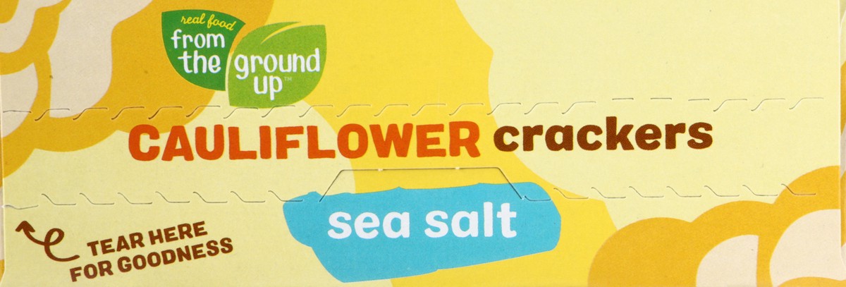 slide 3 of 13, From The Ground Up Sea Salt Cauliflower Crackers 4 oz, 4 oz