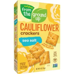 From The Ground Up Sea Salt Cauliflower Crackers