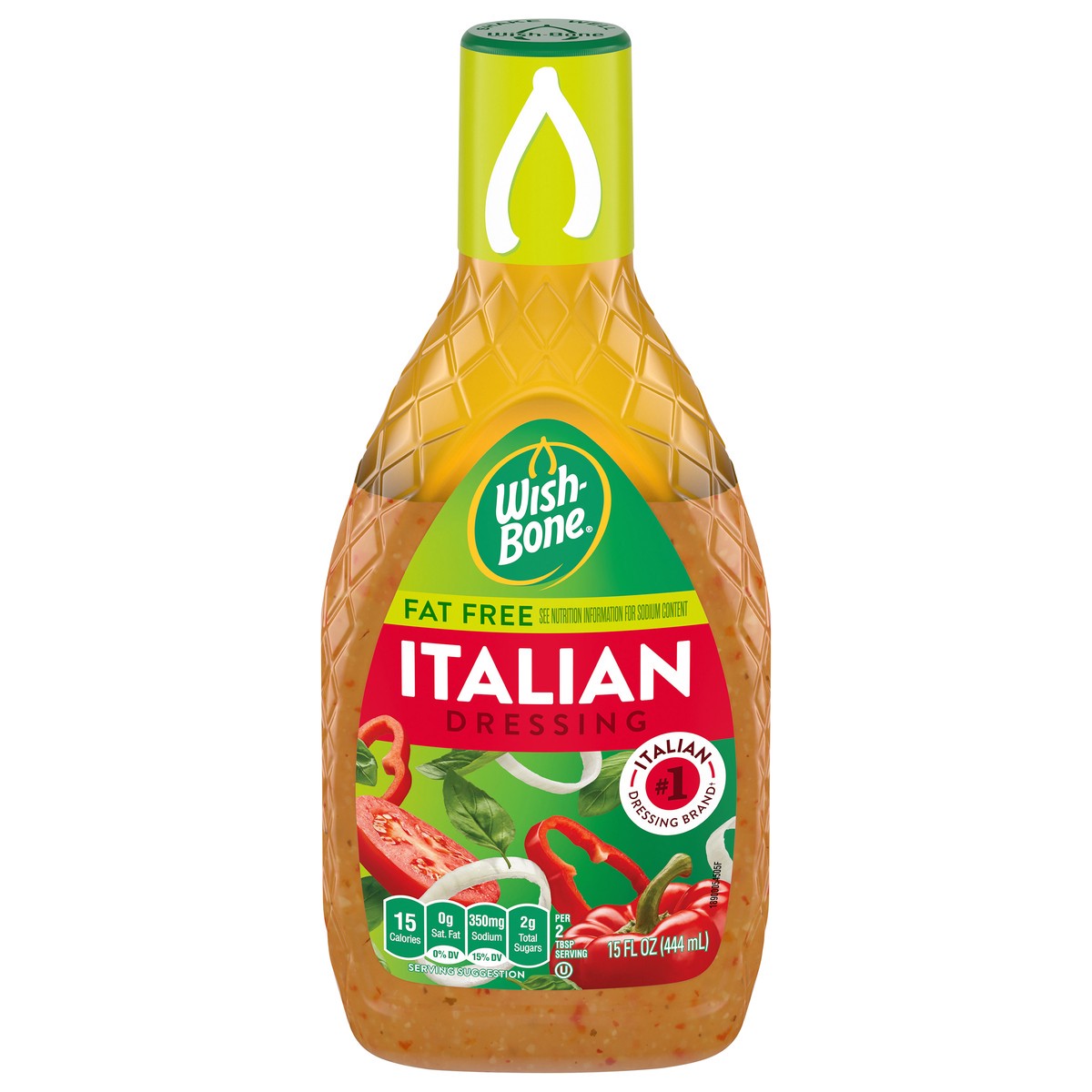 slide 1 of 5, Wish-Bone Italian Fat Free Dressing 15 fl oz, 15 fl oz