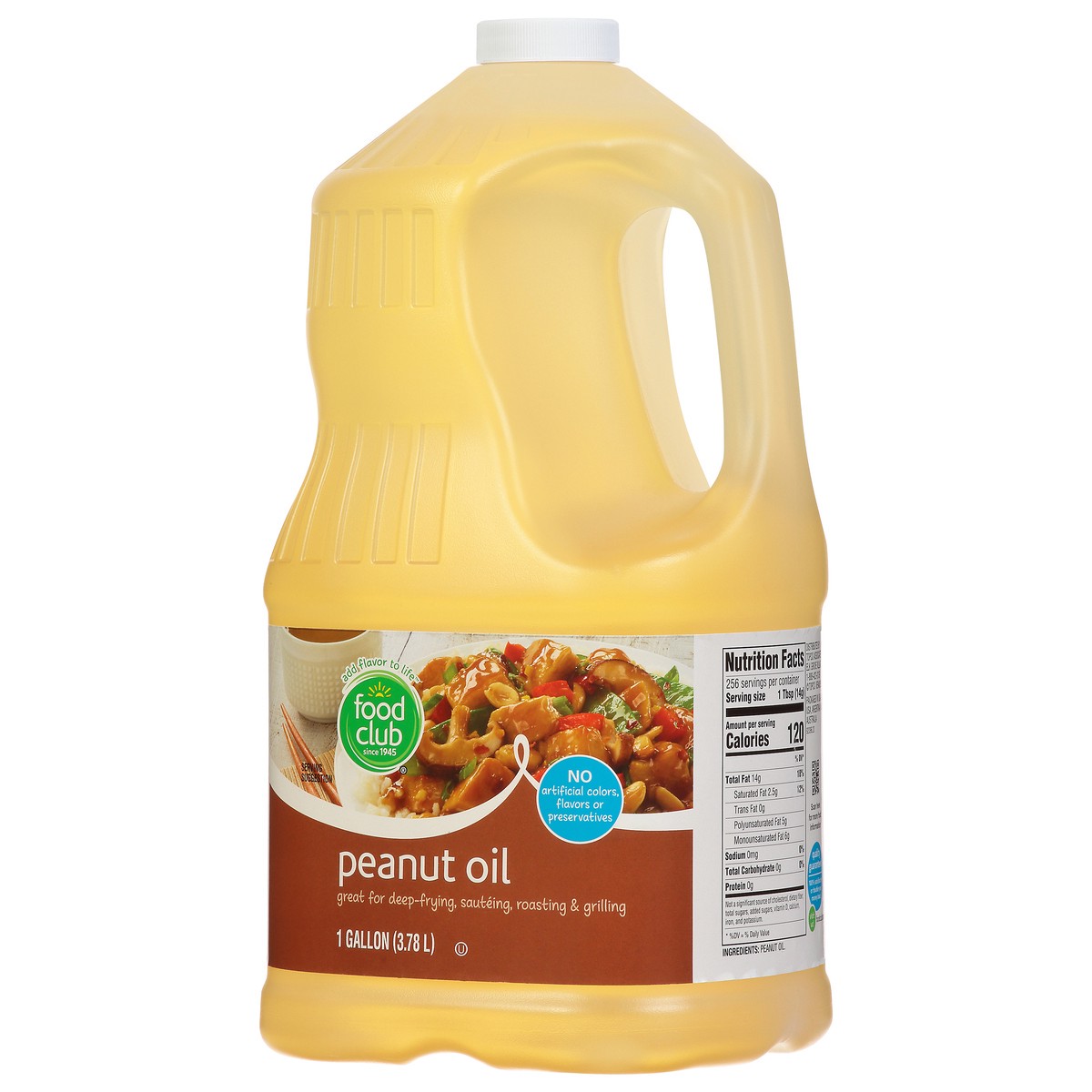 slide 3 of 11, Food Club Pure Peanut Oil Plastic Bottle, 128 oz