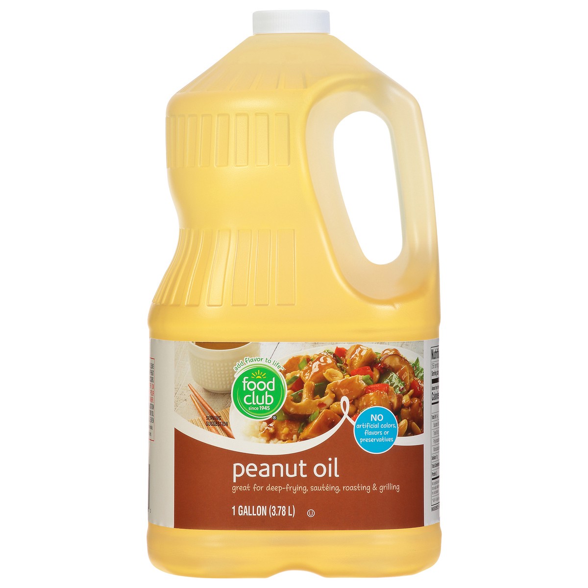 slide 1 of 11, Food Club Pure Peanut Oil Plastic Bottle, 128 oz