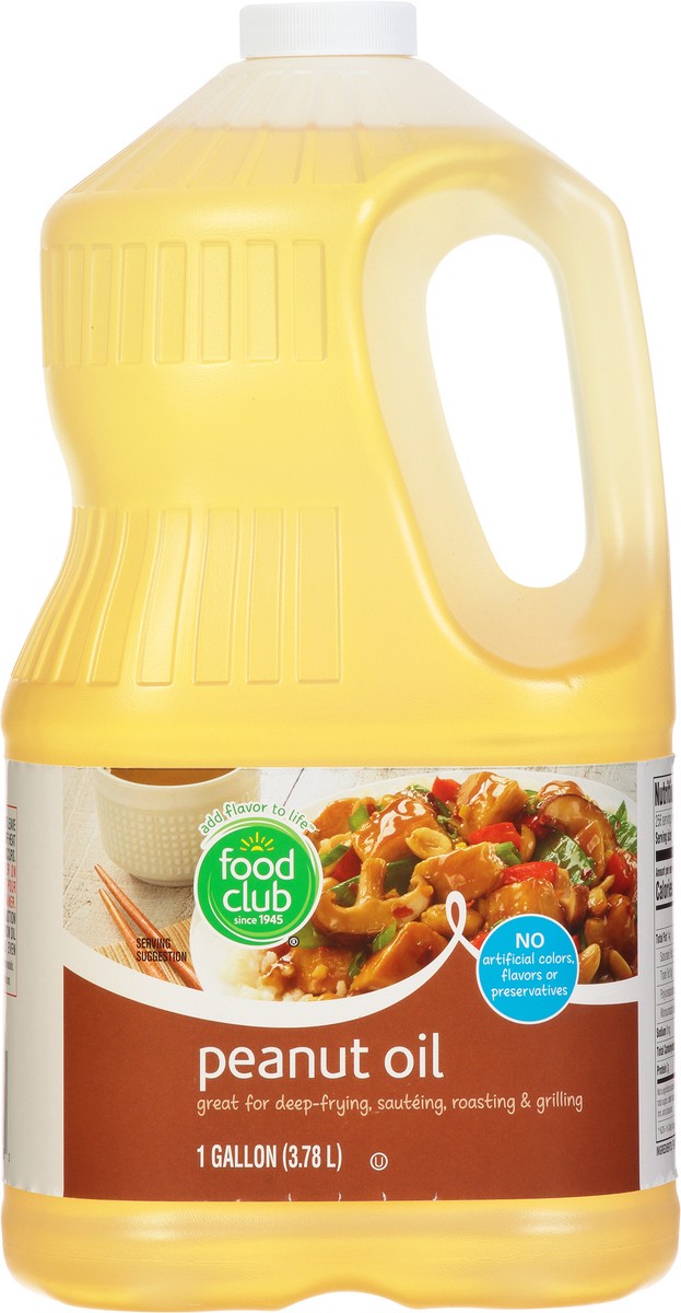 slide 9 of 11, Food Club Pure Peanut Oil Plastic Bottle, 128 oz