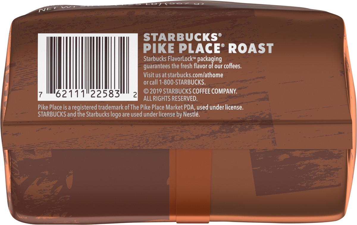 slide 8 of 9, Starbucks Whole Bean Coffee—Medium Roast Coffee—Pike Place Roast—100% Arabica—1 bag (20 oz), 20 oz