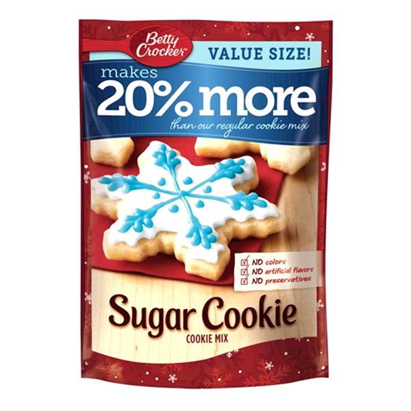 slide 1 of 1, Betty Crocker Sugar Cookie Mix Value Size, 17.5 oz